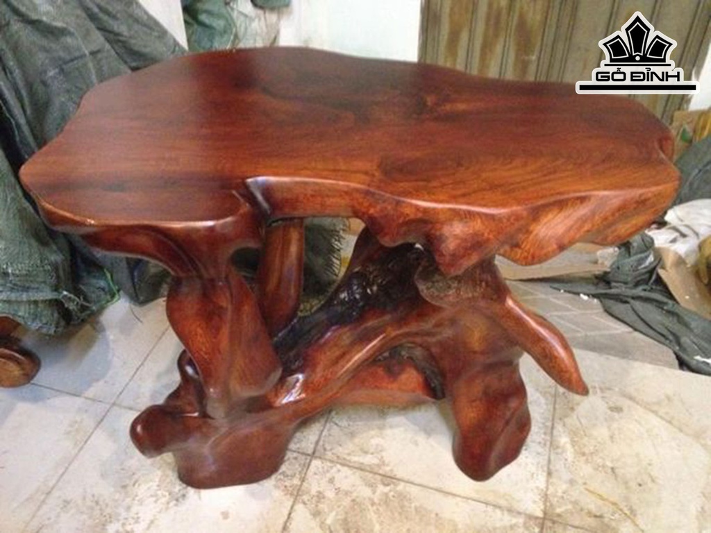 Đôn Gỗ Gỗ Hương Cao 61 Mặt 78-47 (cm) DH163