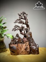 Tượng Thi Tiên Lý Bạch Gỗ Nu Trắc Cao 34 Ngang 23 Sâu 12,5 (cm)