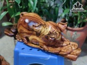 Tượng Heo Phong Thủy Gỗ Cẩm Cao 15 Ngang 40 Sâu 15 (cm)