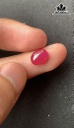 Viên Đá Ruby Lục Yên Cao 9,6 Ngang 7,2 Sâu 3,7 (mm) 2,75cts