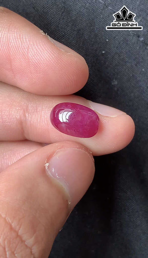 Viên Đá Ruby Yên Bái 5,3cts