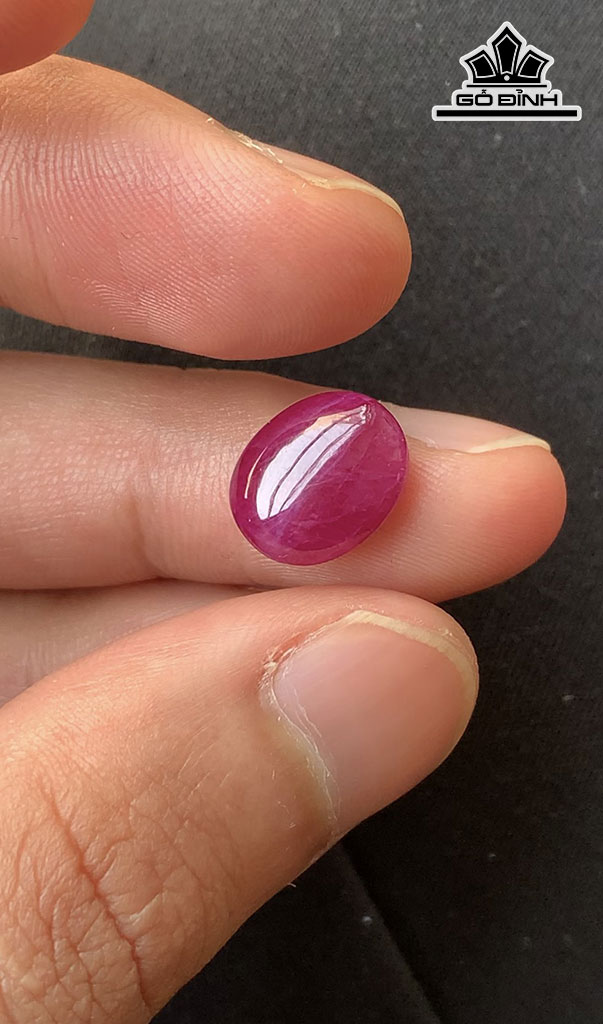 Viên Đá Ruby Yên Bái 6,3cts