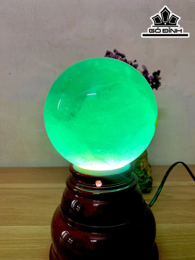 Bi Cầu Đá Flourite Đường Kính Hạt 11 (cm) 2,98kg