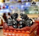 Cặp Tỳ Hưu Đá Onyx Cao 15 Ngang 10 (cm) 2,06kg