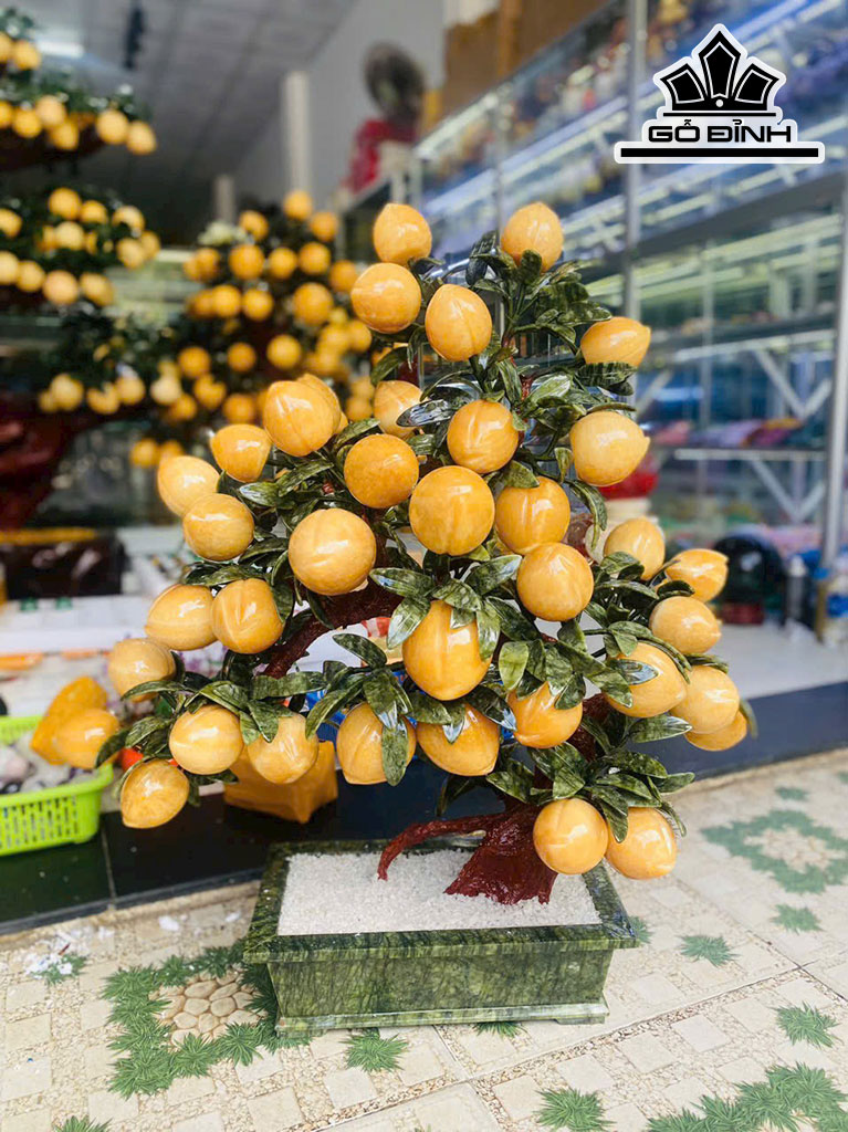 Cây Đào 38 Quả Đá Ngọc Hoàng Long Cao 80 (cm) 50kg