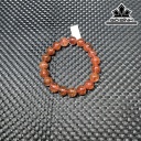 Vòng Tay Đá Thạch Anh Tóc Đỏ Đường Kính Hạt 10,5 (mm)