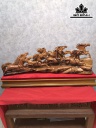 Tượng Bát Mã Phi Thiên Gỗ Cẩm Cao 29 Ngang 62 Sâu 14 (cm)