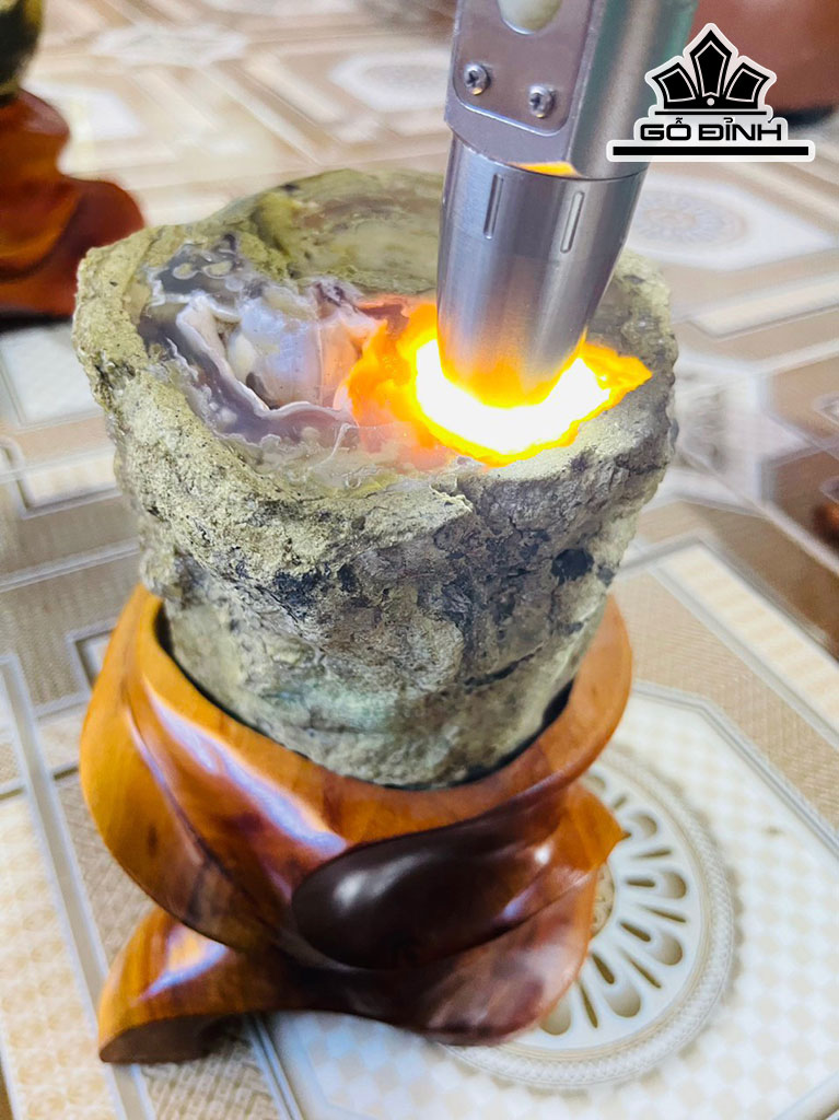 Tác Phẩm Gỗ Hóa Thạch Cao 19 (cm) 2,4kg