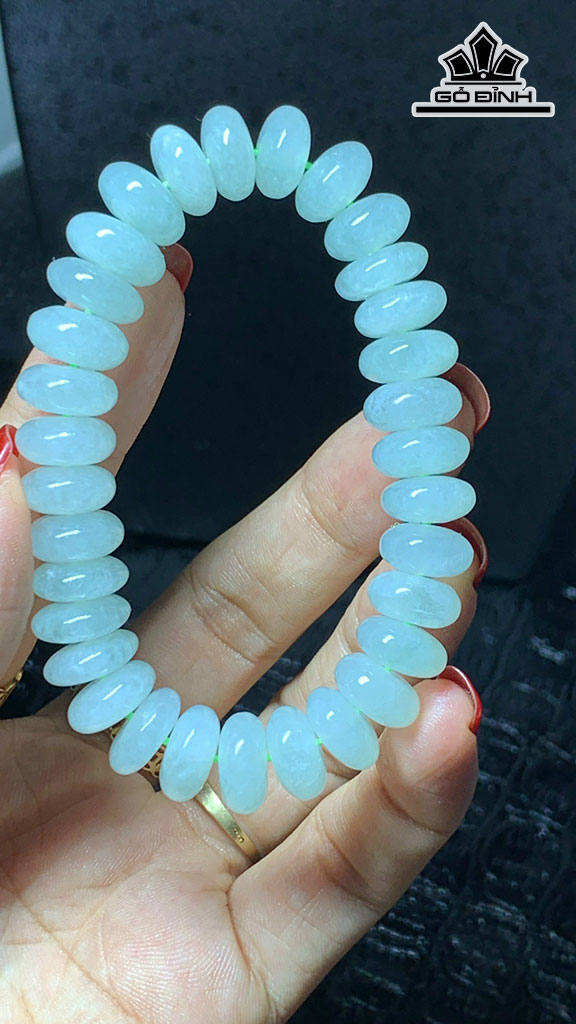 Vòng Tay Đá Cẩm Thạch Cao 9,8 Ngang 11,2 (mm) 38,9g