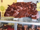 Tượng Quạt Phu Thê Gỗ Hương Ngang 120 Rộng 56 Dày 8 (cm)