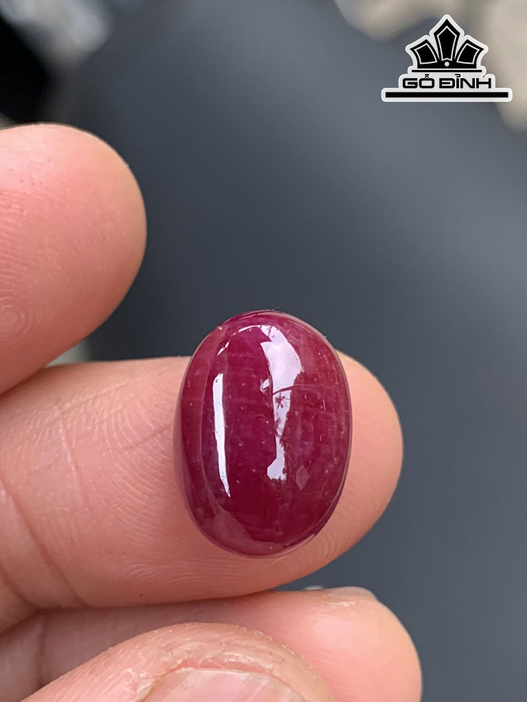 Viên Ruby Đỏ Lục Yên 12,1cts