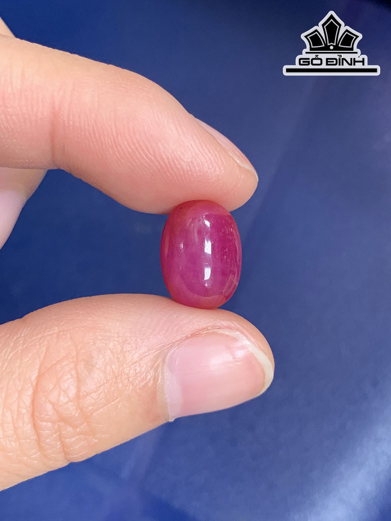 Viên Đá Ruby Cao 12 Ngang 9 Sâu 6 (mm) 6,76cts