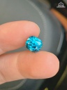Viên Đá Zircon Xanh Cao 8,1 Ngang 7,5 Sâu 8 (mm) 5,28cts