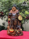 Tượng Thần Tài Gỗ Ngọc Am Cao 76 Ngang 43 Sâu 23 (cm)