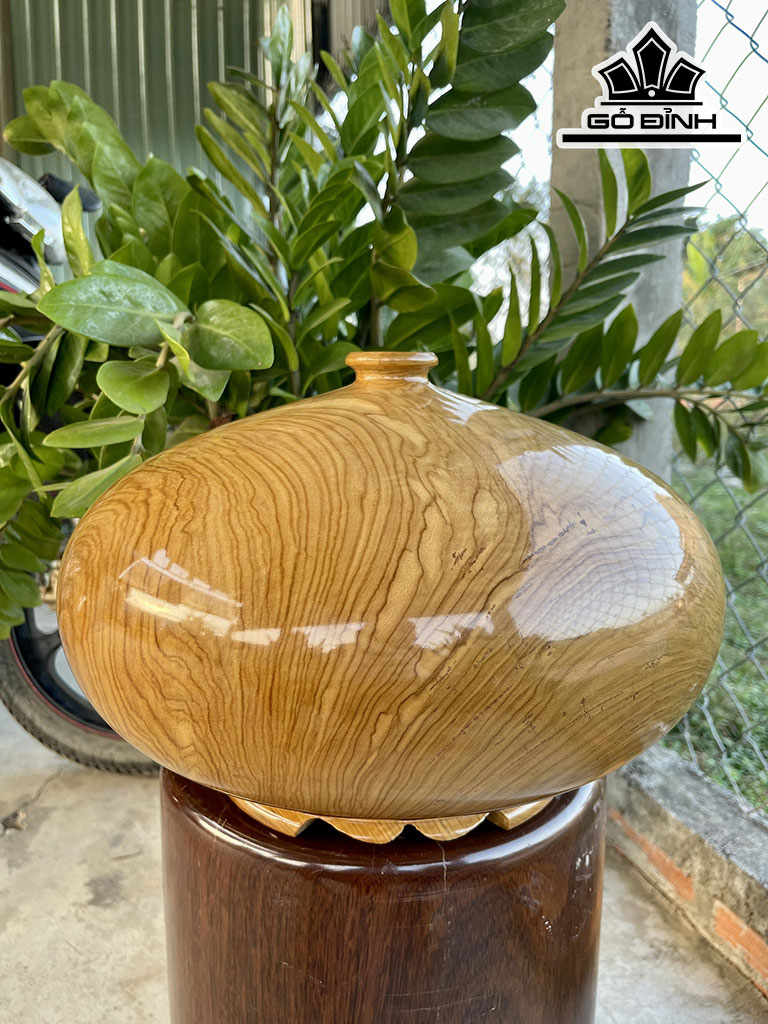 Chum Phú Quý Gỗ Hoàng Đàn Cao 24 Đường Kính 36 (cm)