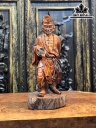 Tượng Tế Công Gỗ Trắc Cao 51 Ngang 23 Sâu 19 (cm)