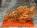 Tượng Nhất Long Gỗ Xá Xị Cao Cả Kỷ 39 Ngang 66 Sâu 20 (cm)