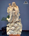Tượng Phật Di Lặc Chúc Phúc Gỗ Ngọc Am Cao 86 Ngang 41 Sâu 22 (cm)