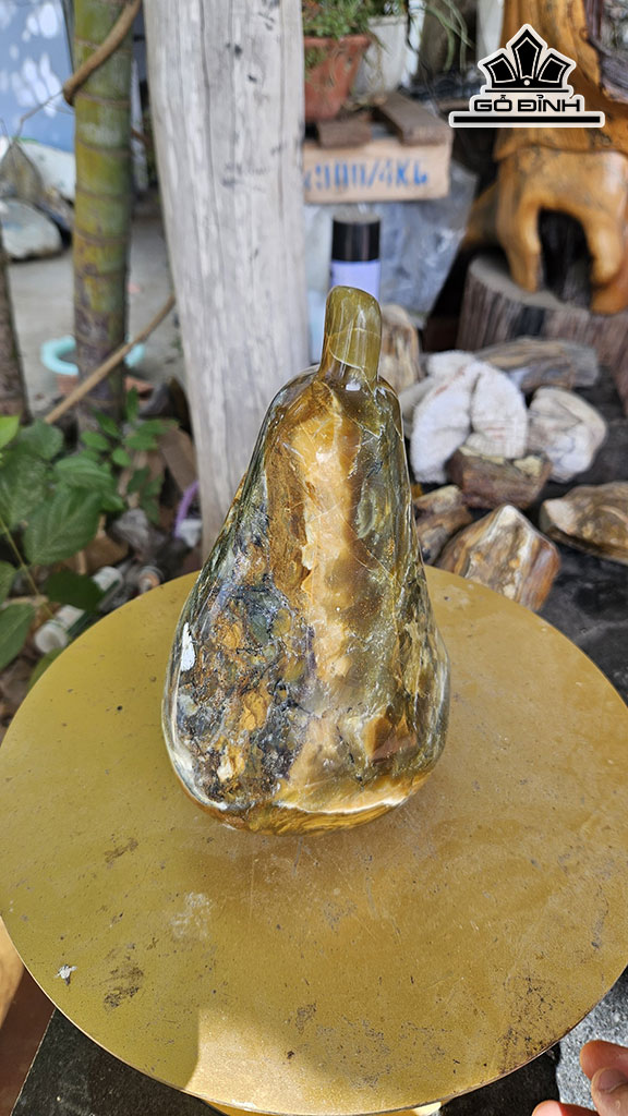 Trái Đu Đủ Đá Canxedon Cao 20 Ngang 13 (cm) 3kg