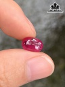 Viên Đá Ruby Đỏ Hồng Cao 9,5 Ngang 7,2 Sâu 4,2 (mm) 2,98cts