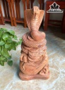 Tượng Rắn Gỗ Hương Cao 55 Ngang 26 Sâu 16 (cm)
