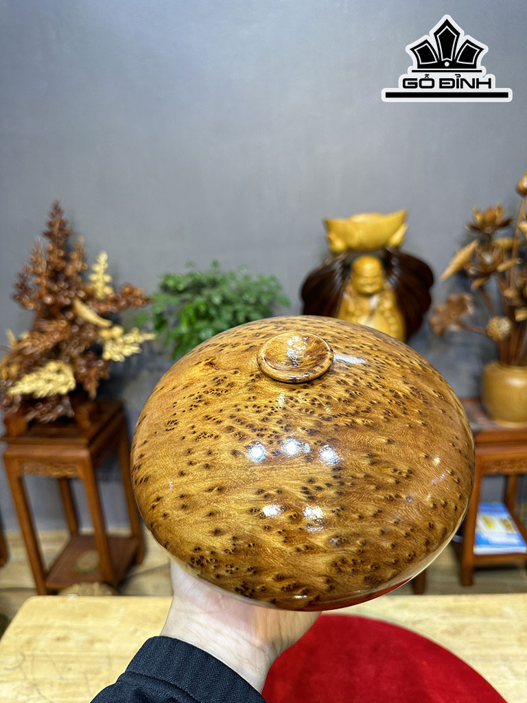 Bình Phú Quý Gỗ Ngọc Am Cao 12 Đường Kính 20 (cm)