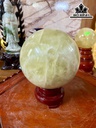 Bi Cầu Đá Thạch Anh Vàng Đường Kính Hạt 11 (cm) 2,23kg