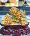 Tác Phẩm Phong Cảnh Đá Serpentine Cao 36 Ngang 40 (cm) 13,4kg