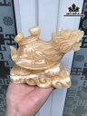 Long Quy Như Ý Đá Ngọc Hoàng Long Cao 15 Ngang 11,3  Sâu 10,5 (cm) 1,6kg