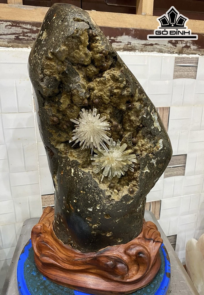 Bông Hoa Ưu Đàm Đá Trầm Tích Cao 42 (cm) 15,5kg