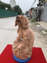 Tượng Chó Gỗ Hương Cao 50 Ngang 26 Sâu 26 (cm)