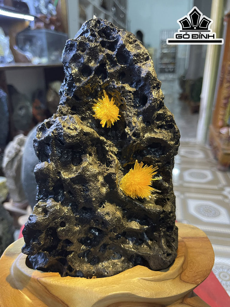 Bông Hoa Ưu Đàm Đá Trầm Tích Cao 32 (cm) 2,9kg