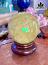 Bi Cầu Đá Thạch Anh Vàng Đường Kính Hạt 12 (cm) 2,84kg
