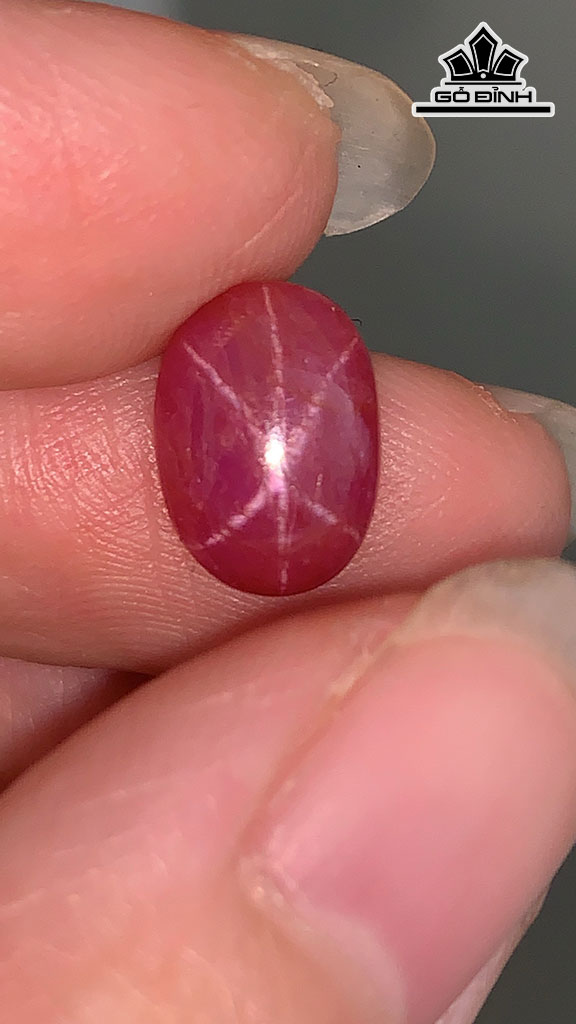 Viên Đá Ruby Sao Yên Bái 4,05cts