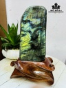 Tác Phẩm Đá Xà Cừ (Labradorite) Cao 29 Ngang 10 (cm) 3,4kg