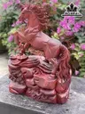 Tượng Ngựa Phong Thủy (Nhất Mã Thong Dong ) Gỗ Tử Đàn Cao 48 Ngang 35 Sâu 23 (cm)