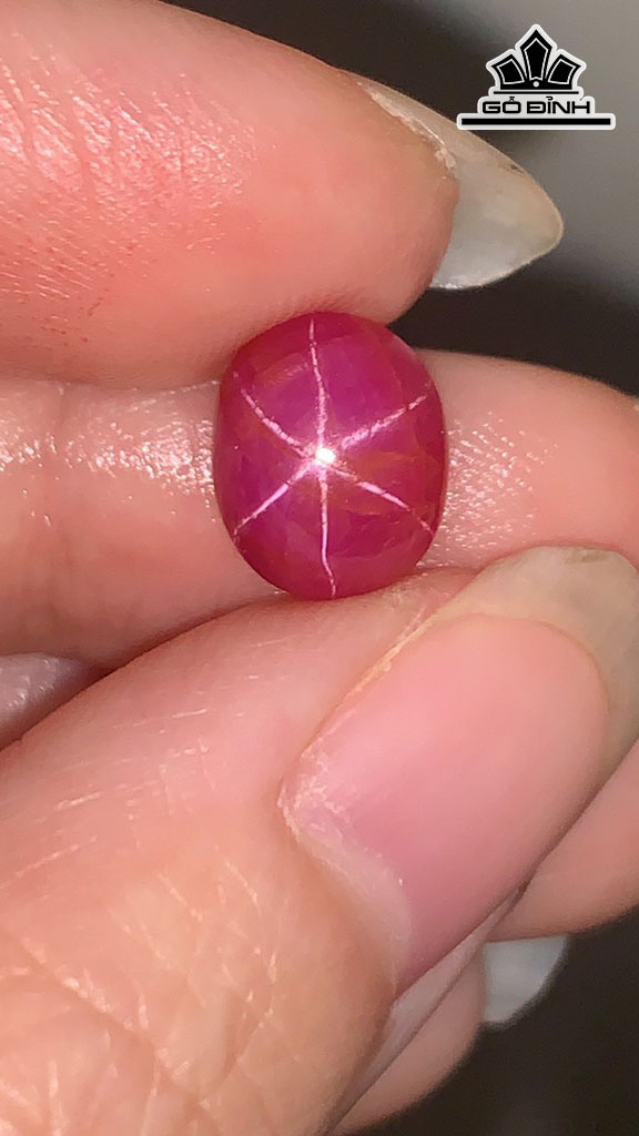 Viên Đá Ruby Sao Yên Bái 4,40cts