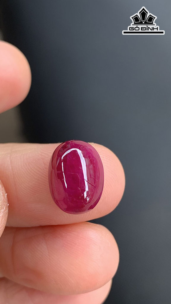 Viên Đá Ruby Lục Yên 9,5cts