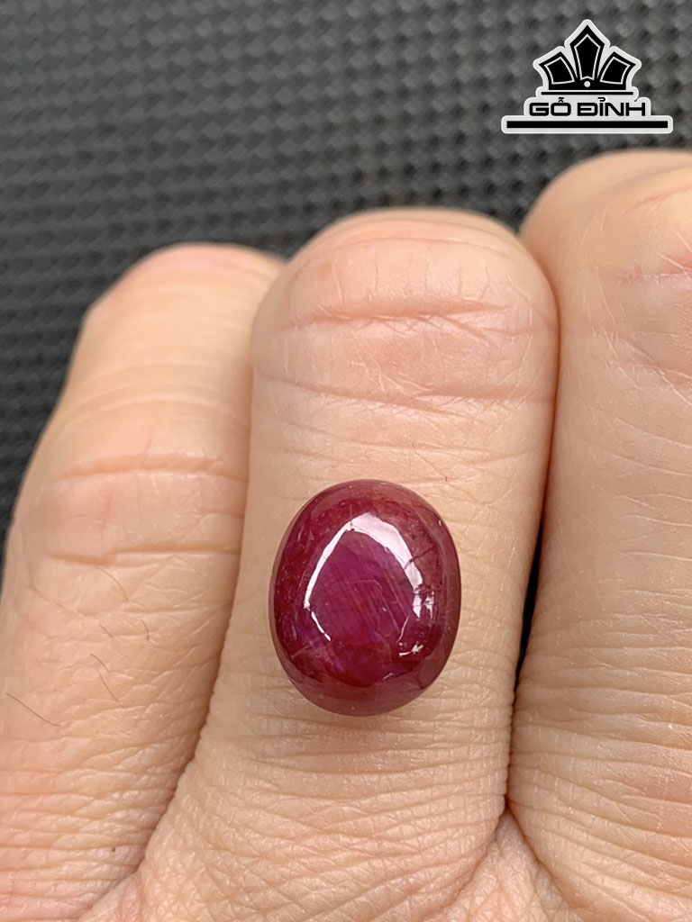 Viên Đá Ruby Lục Yên Đỏ Huyết 9,3cts