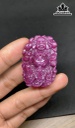 Mặt Dây Chuyền Tượng Di Lặc Đá Ruby