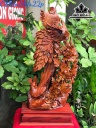 Tượng Chim Công Gỗ Hương Cao 88 Ngang 38 Sâu 22 (cm)