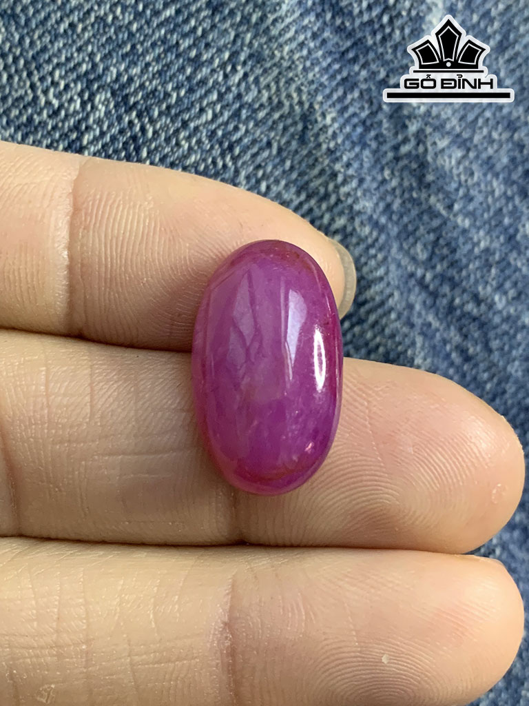 Viên Đá Ruby Cao 7 Ngang 12 Sâu 20 (mm) 18,3cts