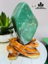 Tác Phẩm Đá Thạch Anh Xanh (Aven) Cao 29 Ngang 15 (cm) 4,5kg