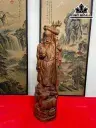 Tượng Ông Thọ Gỗ Sưa Cao 54 Ngang 14 Sâu 13 (cm