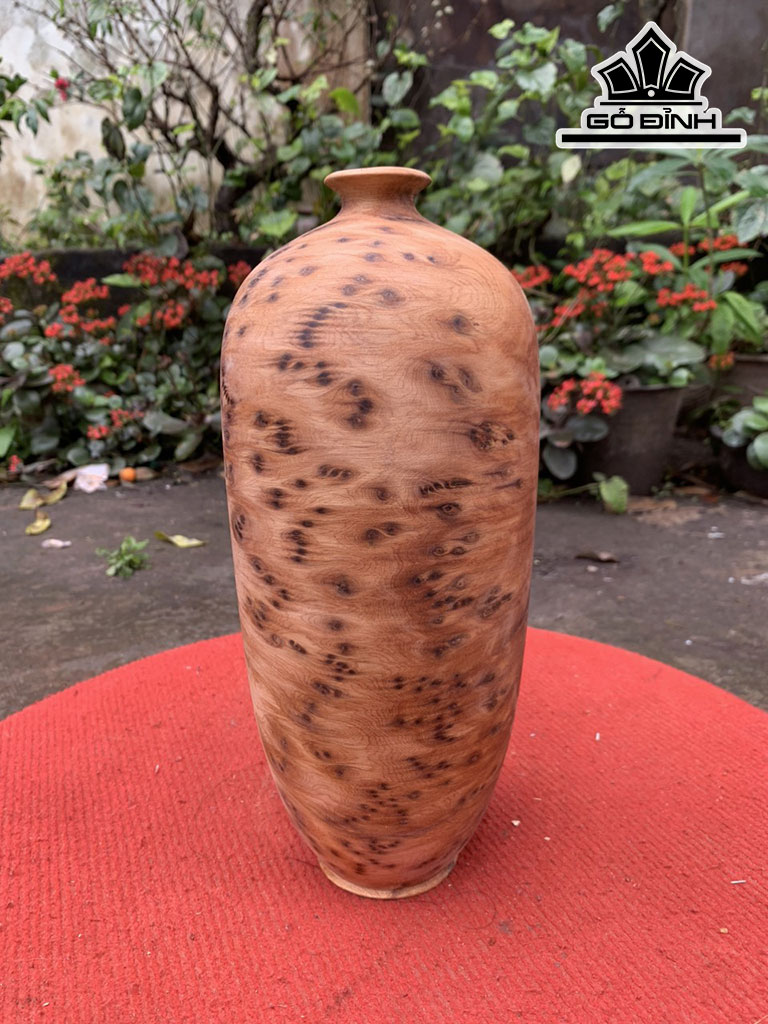 Bình Phú Quý Gỗ Nu Ngọc Am Cao 30 Đường Kính 13 (cm)