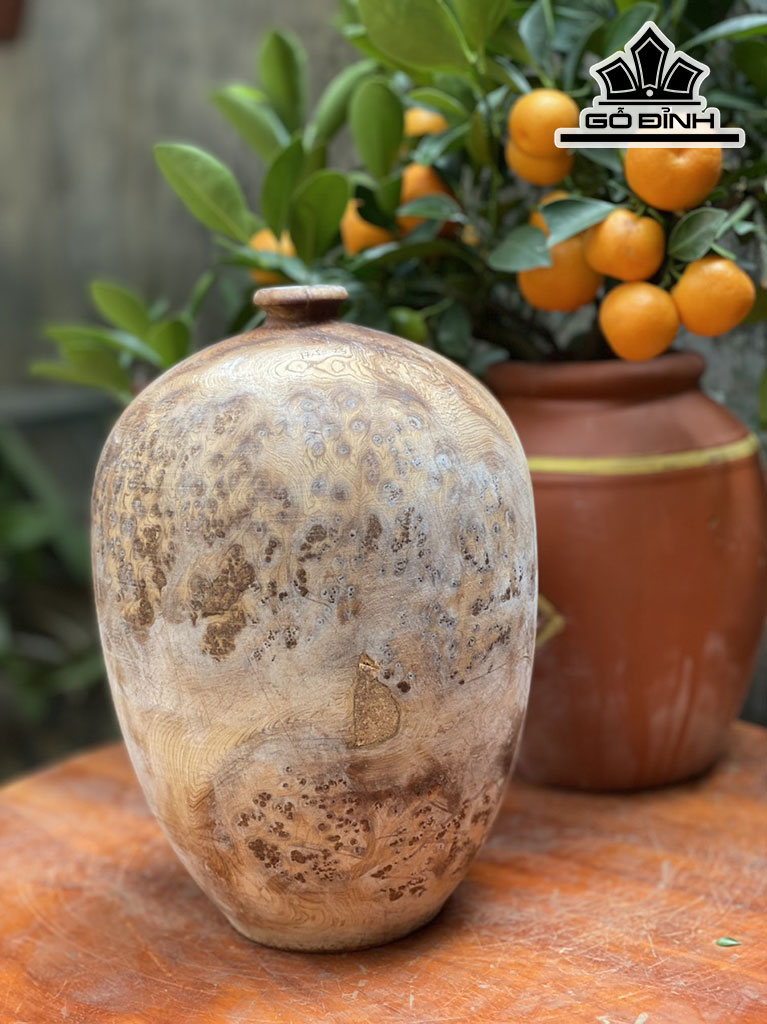 Chum Phú Quý Gỗ Nu Ngọc Am Cao 23 Đường Kính 16 (cm)