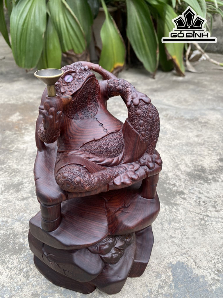 Tổng Cóc Gỗ Tử Đàn Cao 20 Ngang 15 Sâu 15 (cm)