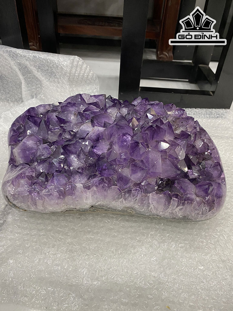 Mần Tinh Thể Đá Thạch Anh Tím Brazil Cao 38 Ngang 28 Sâu 16 (cm) 18,3kg