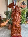 Tượng Quan Công Gỗ Hương Cao 120 Ngang 42 Sâu 29 (cm)
