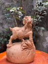 Tượng Nhất Dương Gỗ Ngọc Am Cao 34 Ngang 22 Sâu 15 (cm)